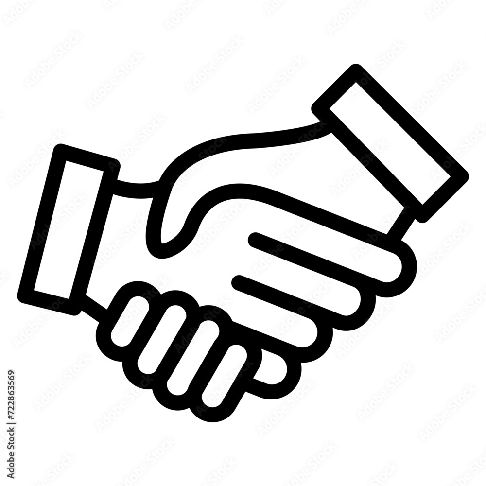 Handshake Icon Style Handshake Icon Style
