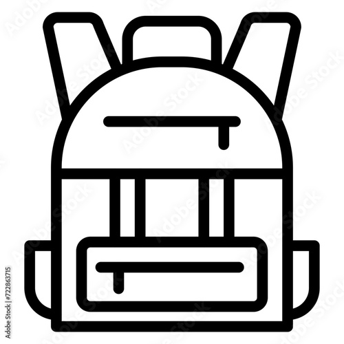 Backpack Icon Style