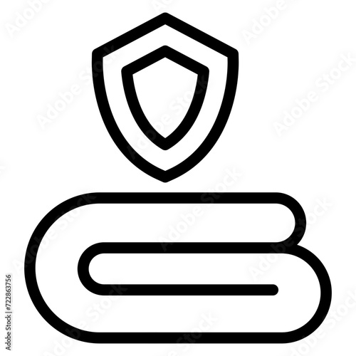 Emergency Blanket Icon Style
