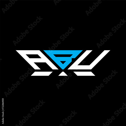 ABU letter logo vector design, ABU simple and modern logo. ABU luxurious alphabet design  