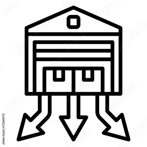 Distribution Center Icon Style