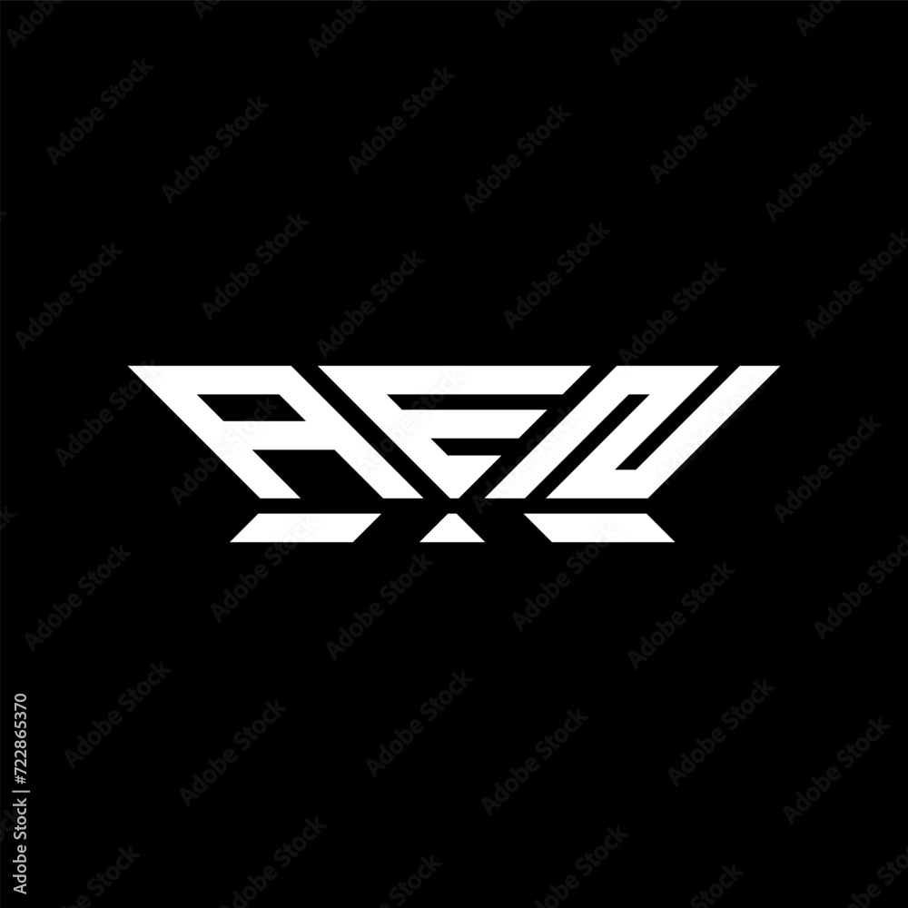 AEN letter logo vector design, AEN simple and modern logo. AEN luxurious alphabet design  