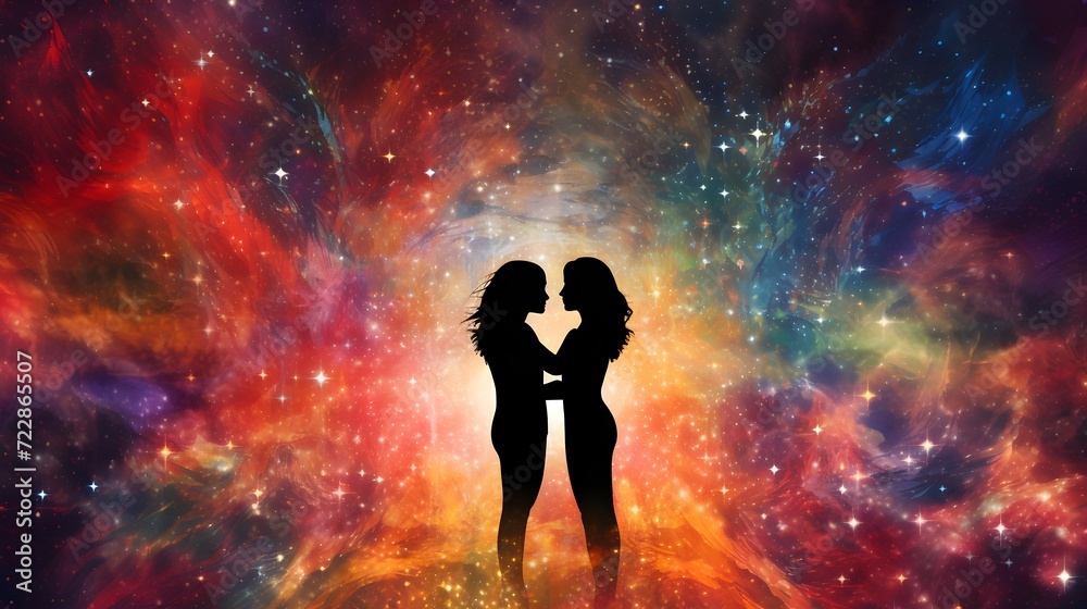 Space Couple Images 