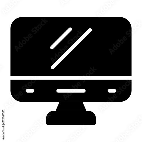 Desktop Computer Vector Icon