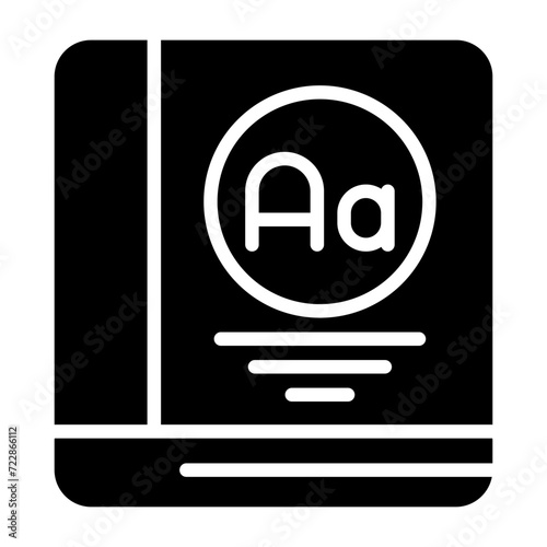 Dictionary Vector Icon