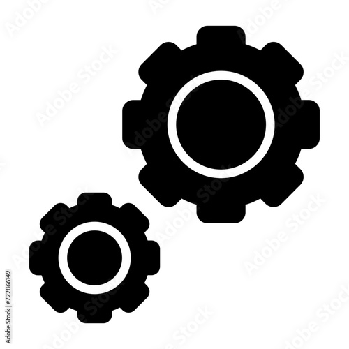 Gears Vector Icon