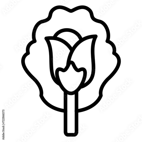 Pea Flower Icon Style