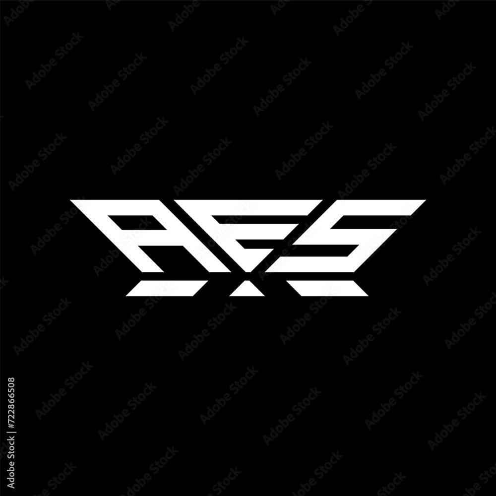 AES letter logo vector design, AES simple and modern logo. AES luxurious alphabet design AES letter logo vector design, AES simple and modern logo. AES luxurious alphabet design