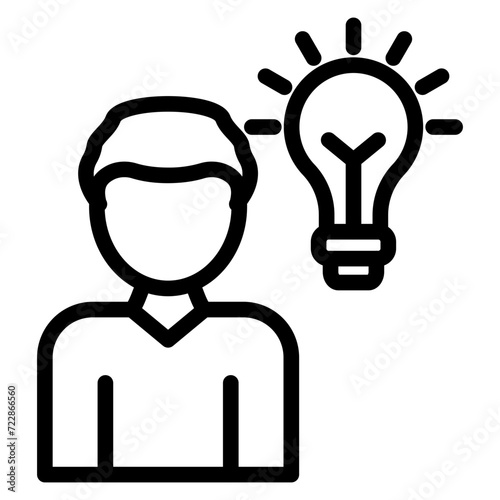 Creative Idea Icon Style