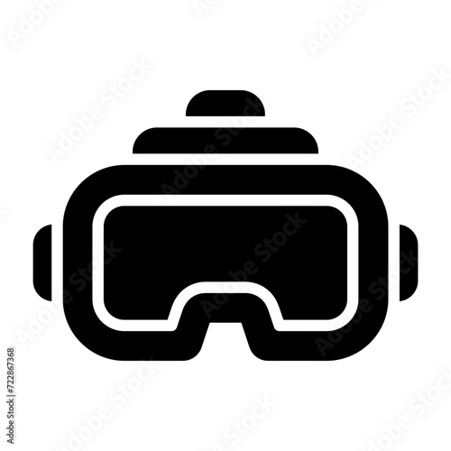 Virtual Reality Headset Vector Icon