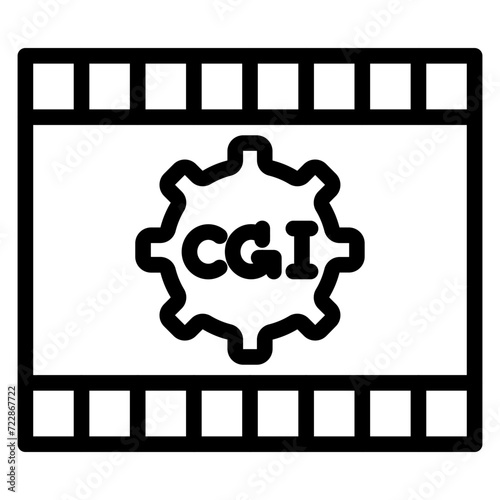 CGI Film Icon Style