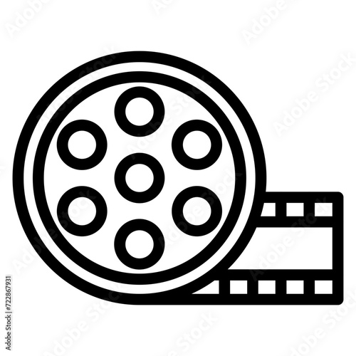 Film Reel Icon Style