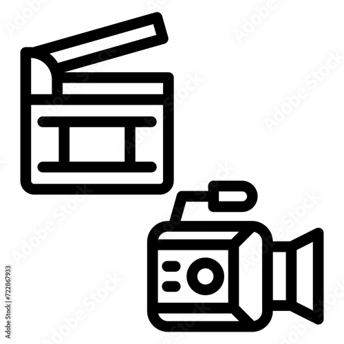 Film Set Icon Style