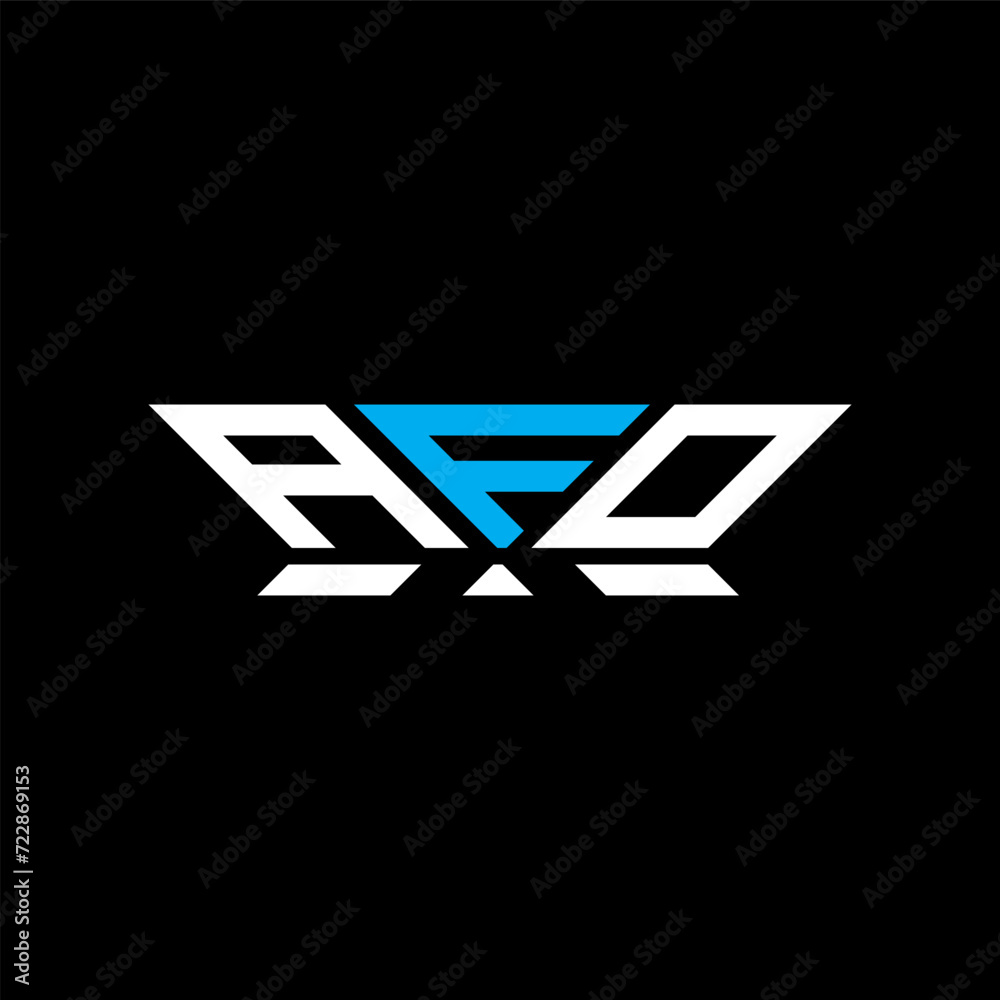 AFO letter logo vector design, AFO simple and modern logo. AFO luxurious alphabet design AFO letter logo vector design, AFO simple and modern logo. AFO luxurious alphabet design