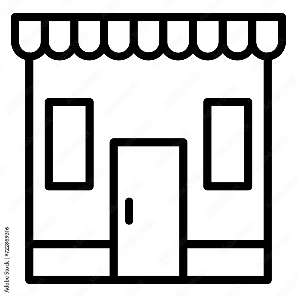 Supermarket Icon Style