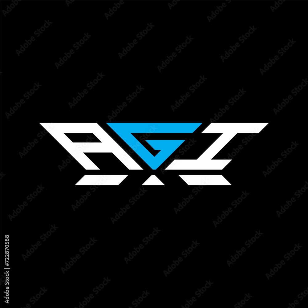 AGI letter logo vector design, AGI simple and modern logo. AGI luxurious alphabet design AGI letter logo vector design, AGI simple and modern logo. AGI luxurious alphabet design
