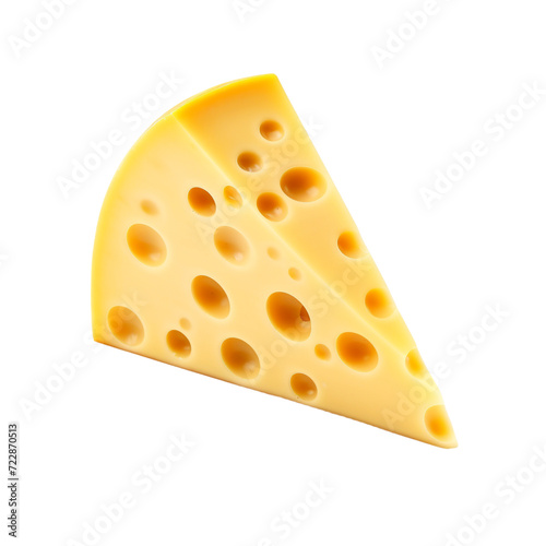 Wallpaper Mural cheese isolated on white Torontodigital.ca