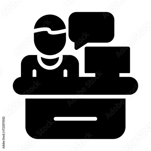 Academic Advisor Vector Icon