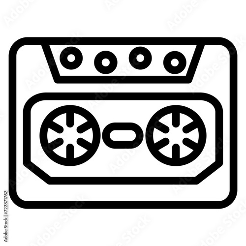Cassette Icon Style
