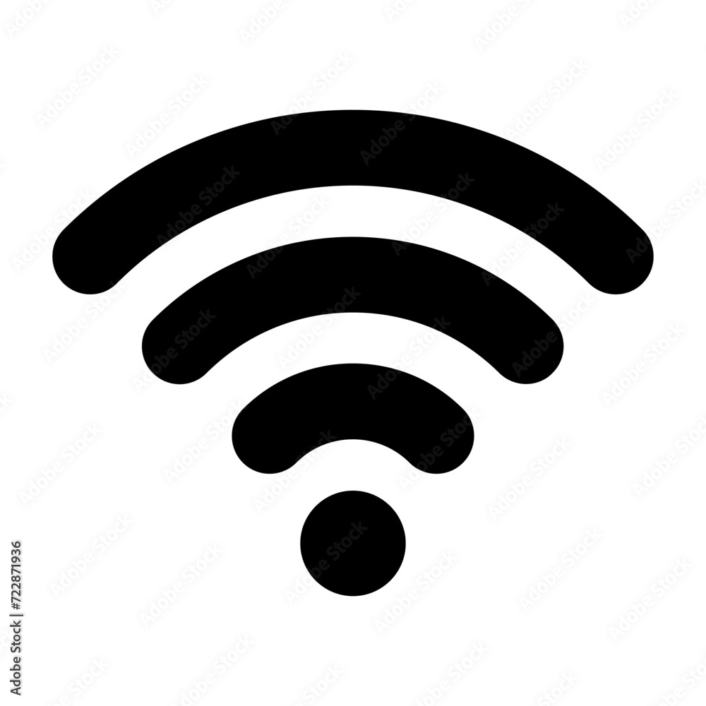 Wifi signal Vector Icon Wifi signal Vector Icon