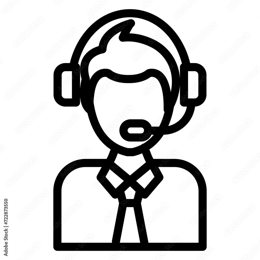 Customer Service Icon Style Customer Service Icon Style