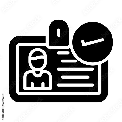  ID Verification Vector Icon
