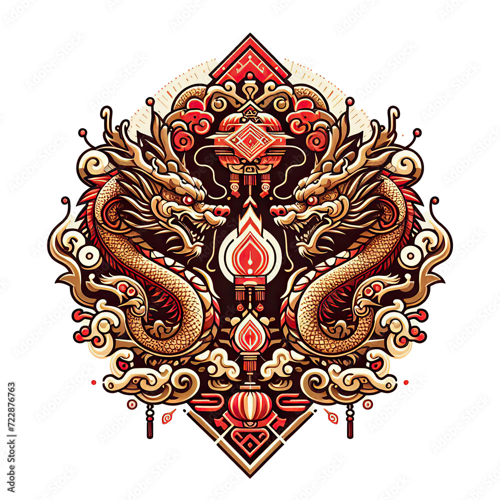 Dragon Image, Logo, Icon and symbol in Chinese culture