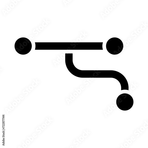 Divergence Vector Icon