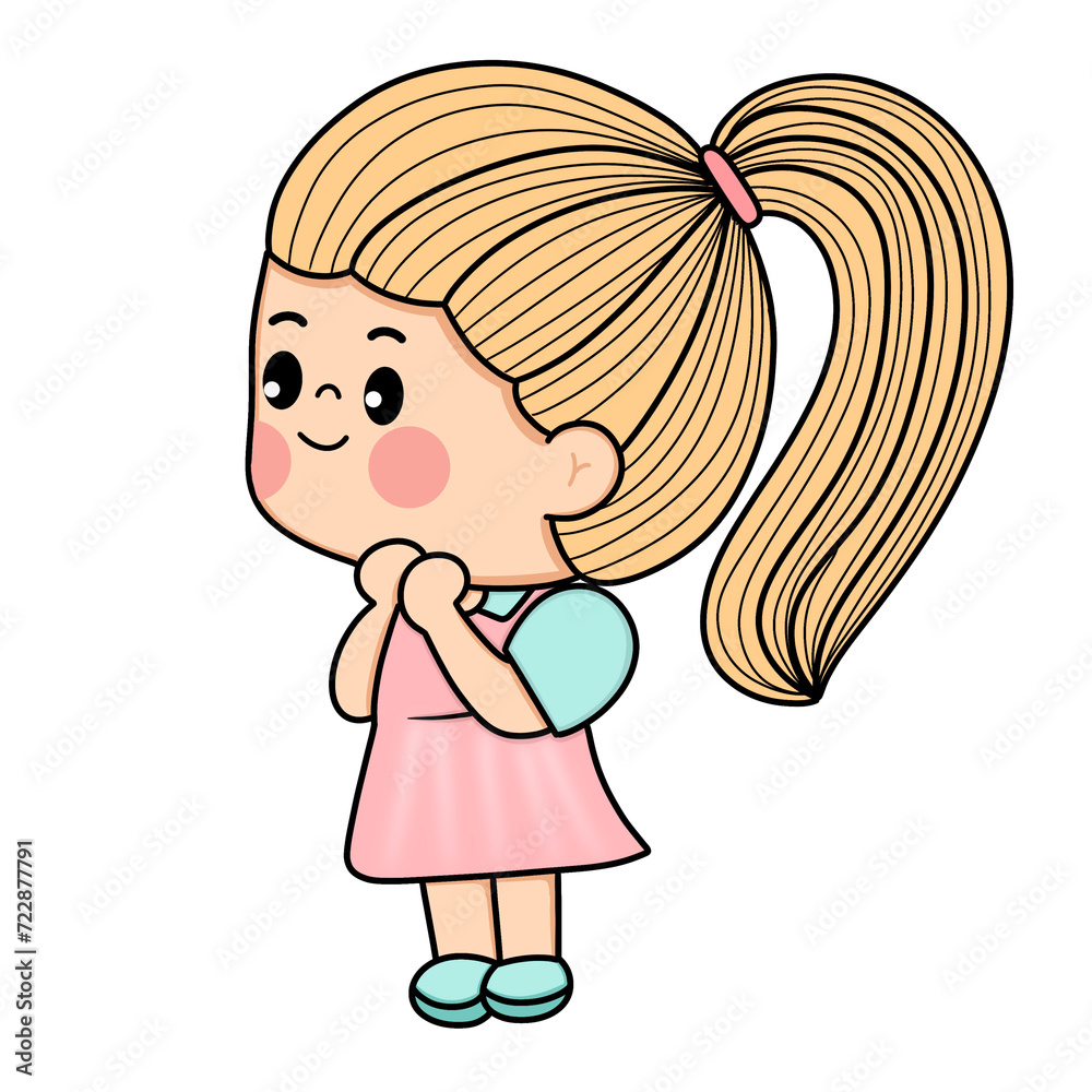 Cartoon girl Cartoon girl