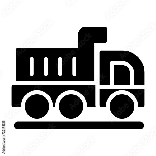 Dump Truck Vector Icon