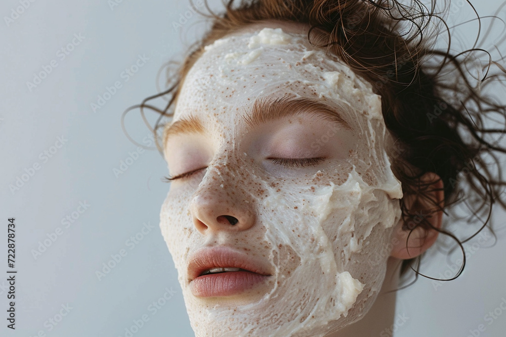 Fototapeta premium Women's beauty skincare routine photography