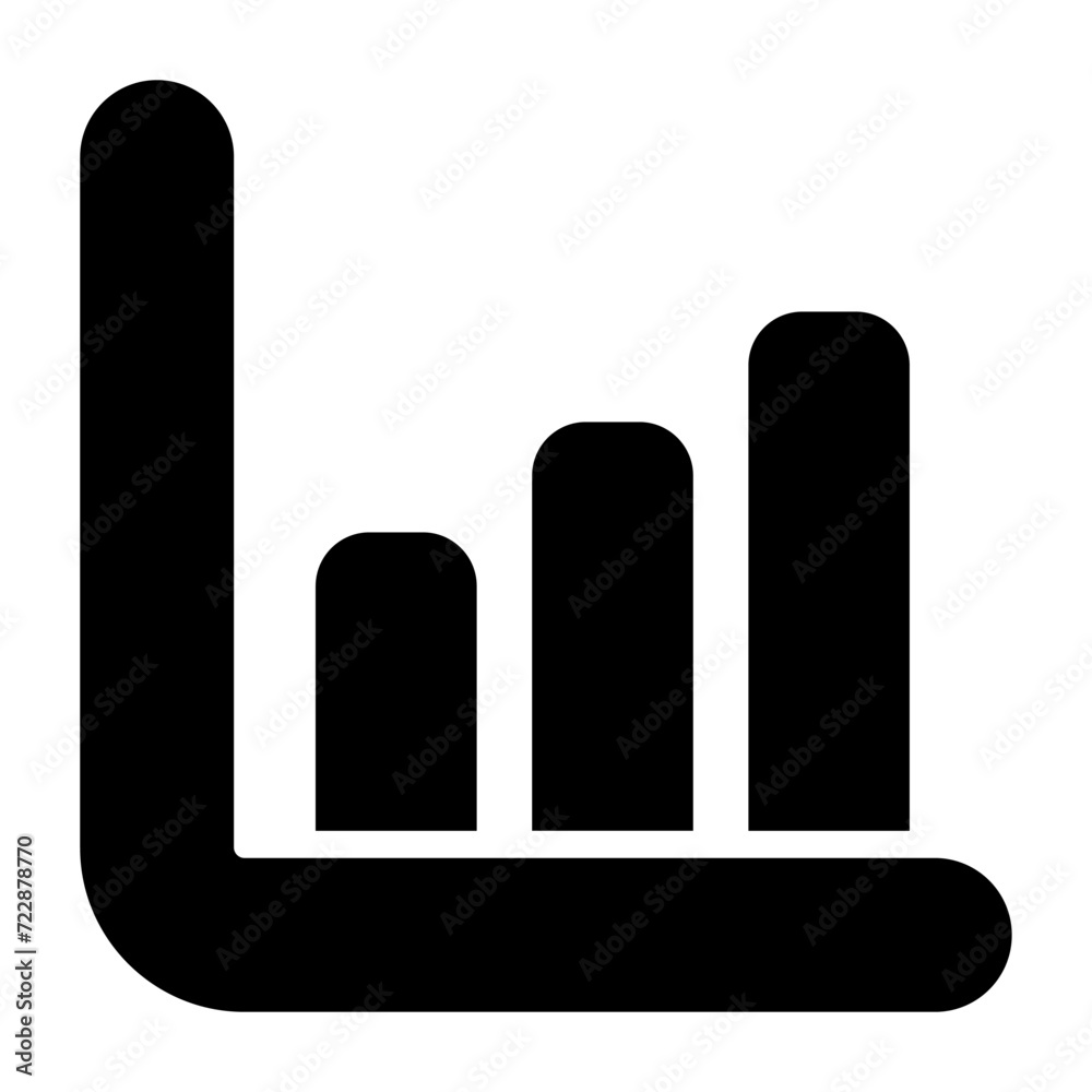 Chart Histogram Vector Icon Chart Histogram Vector Icon