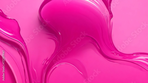 Liquid pink art painting colorful background without anything else photo