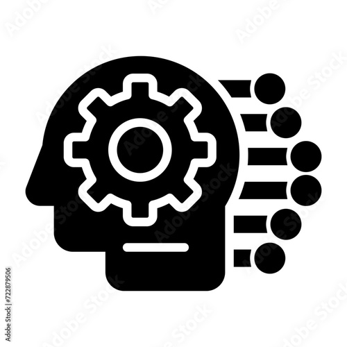 Machine Learning Vector Icon © Graphic Nehar