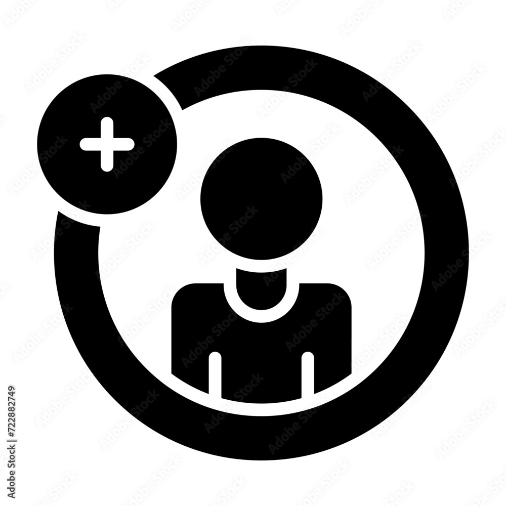Add Account Vector Icon Add Account Vector Icon