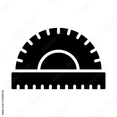 Protractor Vector Icon