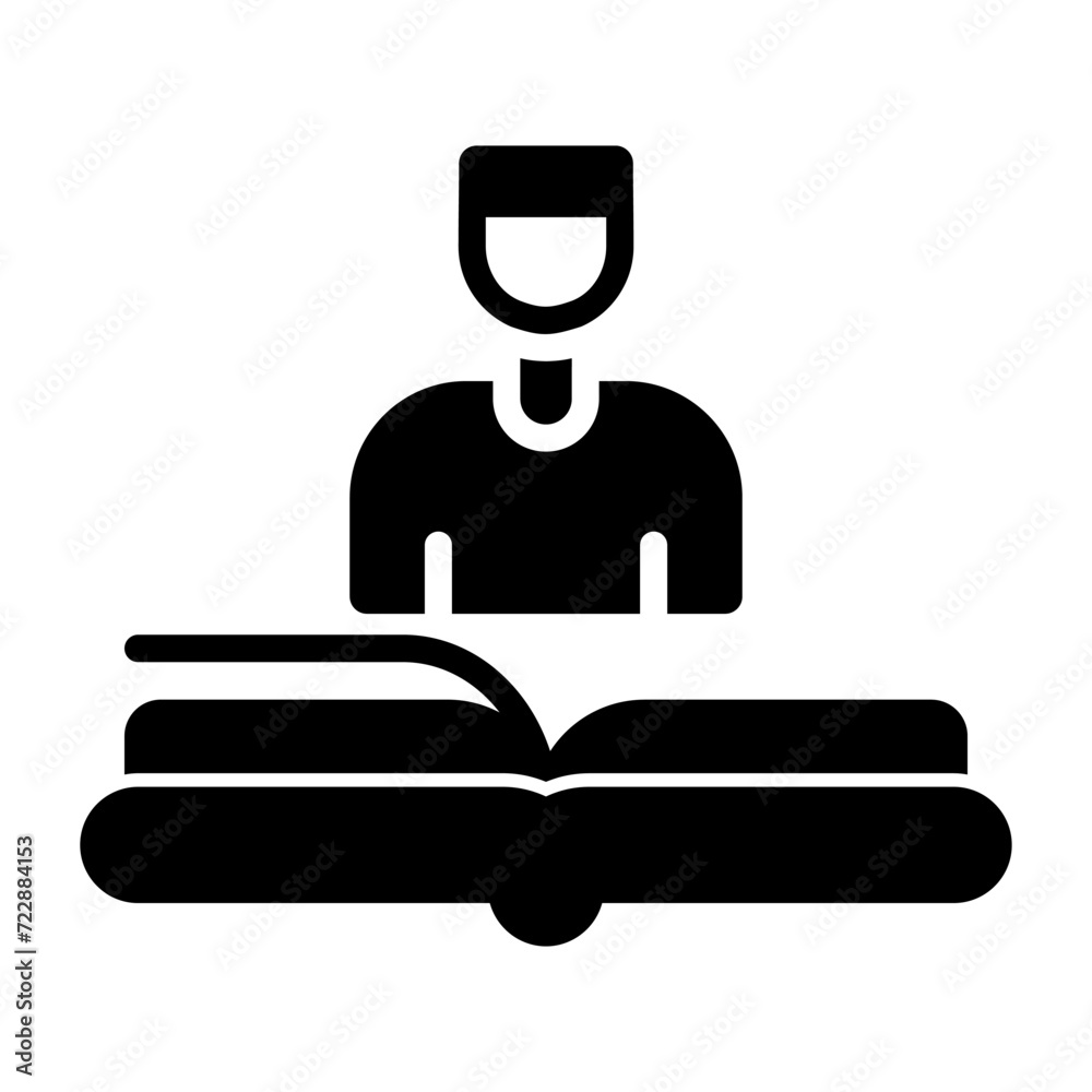 Unique Glyph Vector Icon Unique Glyph Vector Icon