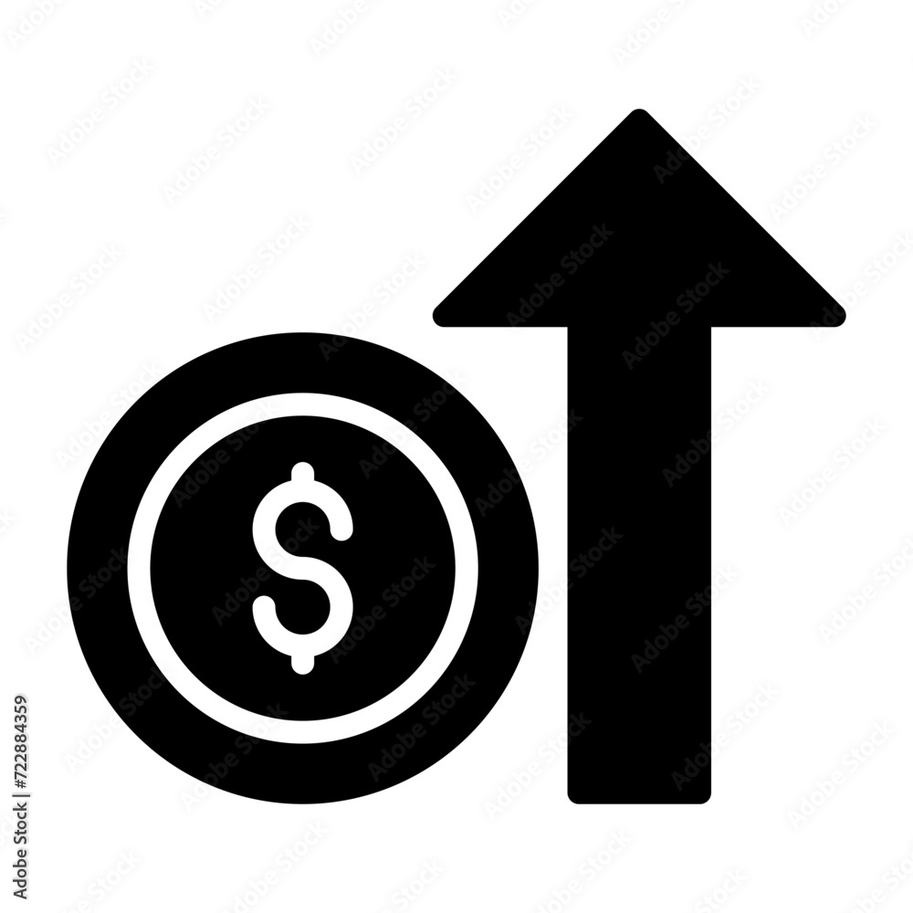 Growth Vector Icon Growth Vector Icon