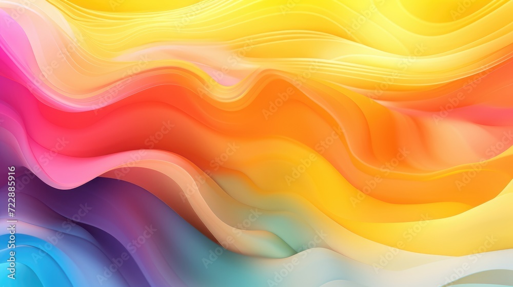 Abstract multicolored wavy background.