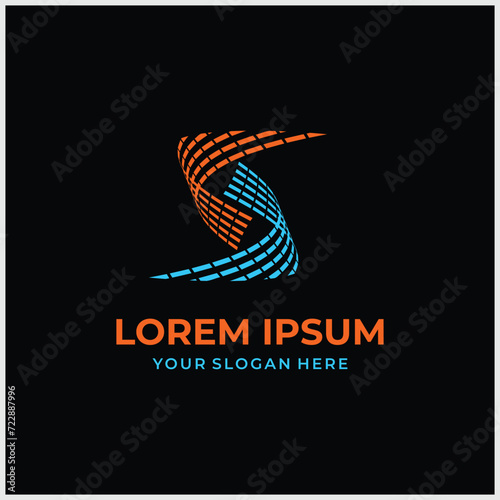 Abstract Swoosh Logo Design Modern & Dynamic Branding