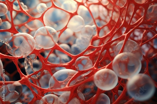 Extreme close-ups of cell membranes and walls. photo