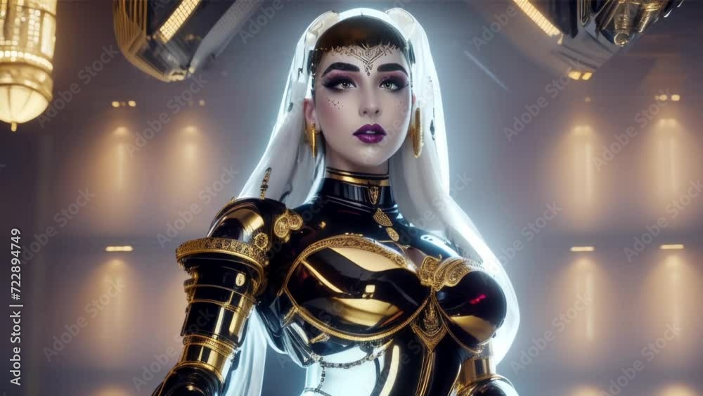 futuristic dancing girl futuristic dancing girl
