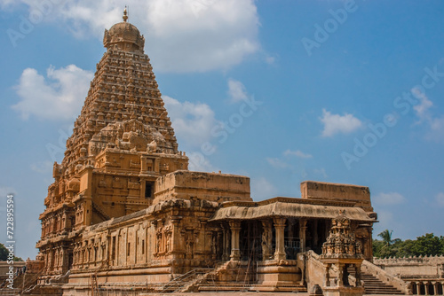 Tanjavur Peruvudaiyar Temple or Brihadisvara Temple, Tanjavur, Tamil Nadu, India photo