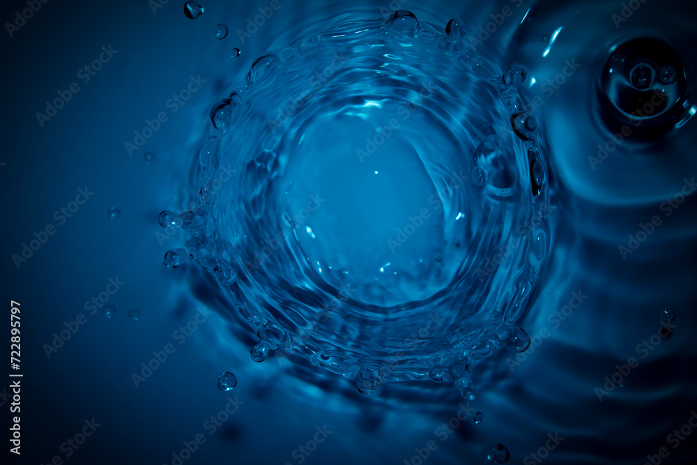 Blue water crown for use as a background image. Blue water crown for use as a background image.