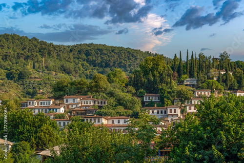 Traditional village houses of Sirince Village, Izmir, Turkey