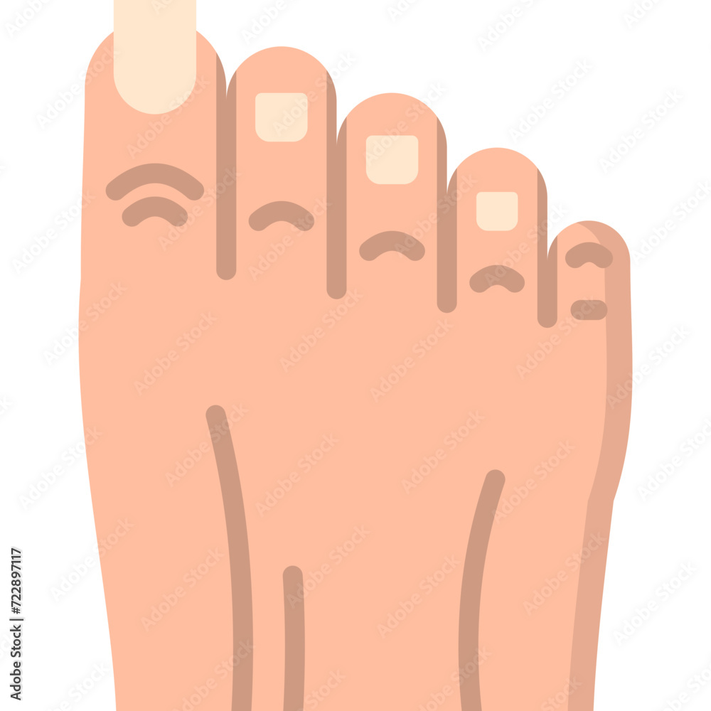 Obraz premium Toe Icon