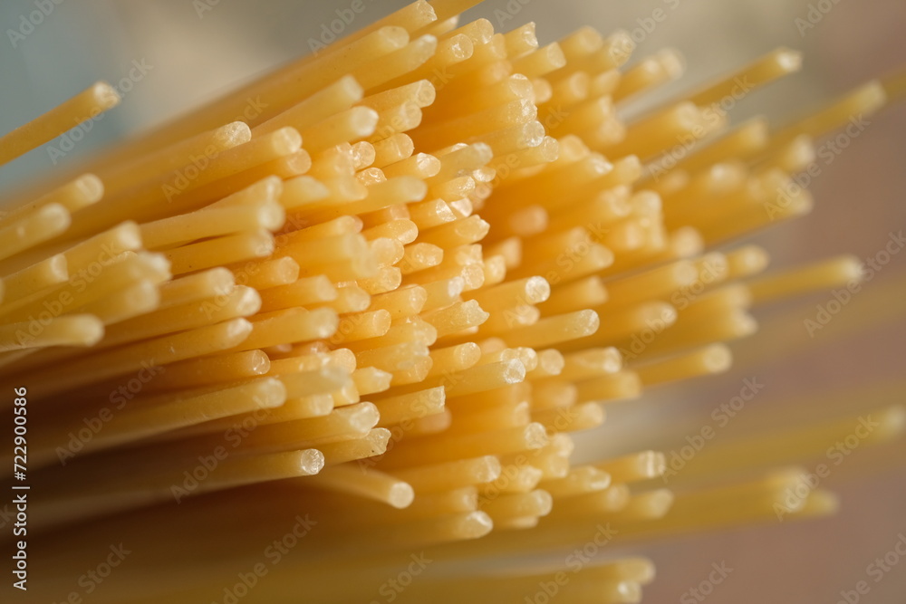 close-up of gluten-free spaghetti. Gluten-free spaghetti, made from whole wheat flour. This spaghetti does not cause allergic reactions. close-up of gluten-free spaghetti. Gluten-free spaghetti, made from whole wheat flour. This spaghetti does not cause allergic reactions.