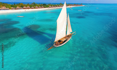 Board a traditional wooden dhow boat and discover the natural wonders of Zanzibar's Blue Safari, from coral reefs to deserted islands.