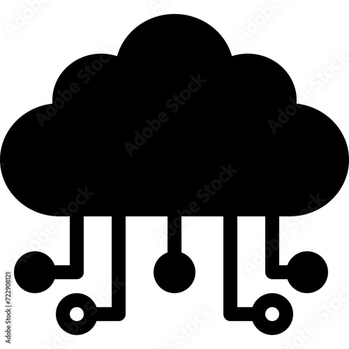 Cloud computing icon