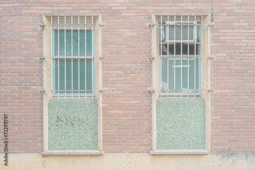 Ventanas con mosaico y color pastel